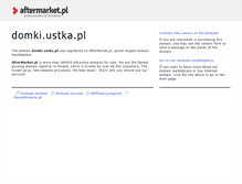Tablet Screenshot of domki.ustka.pl